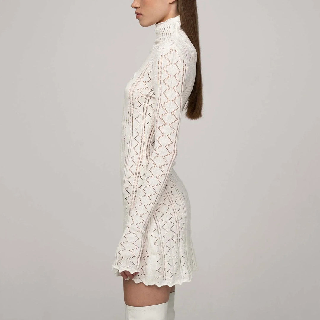 Levoire | Robe En Maille Découpée