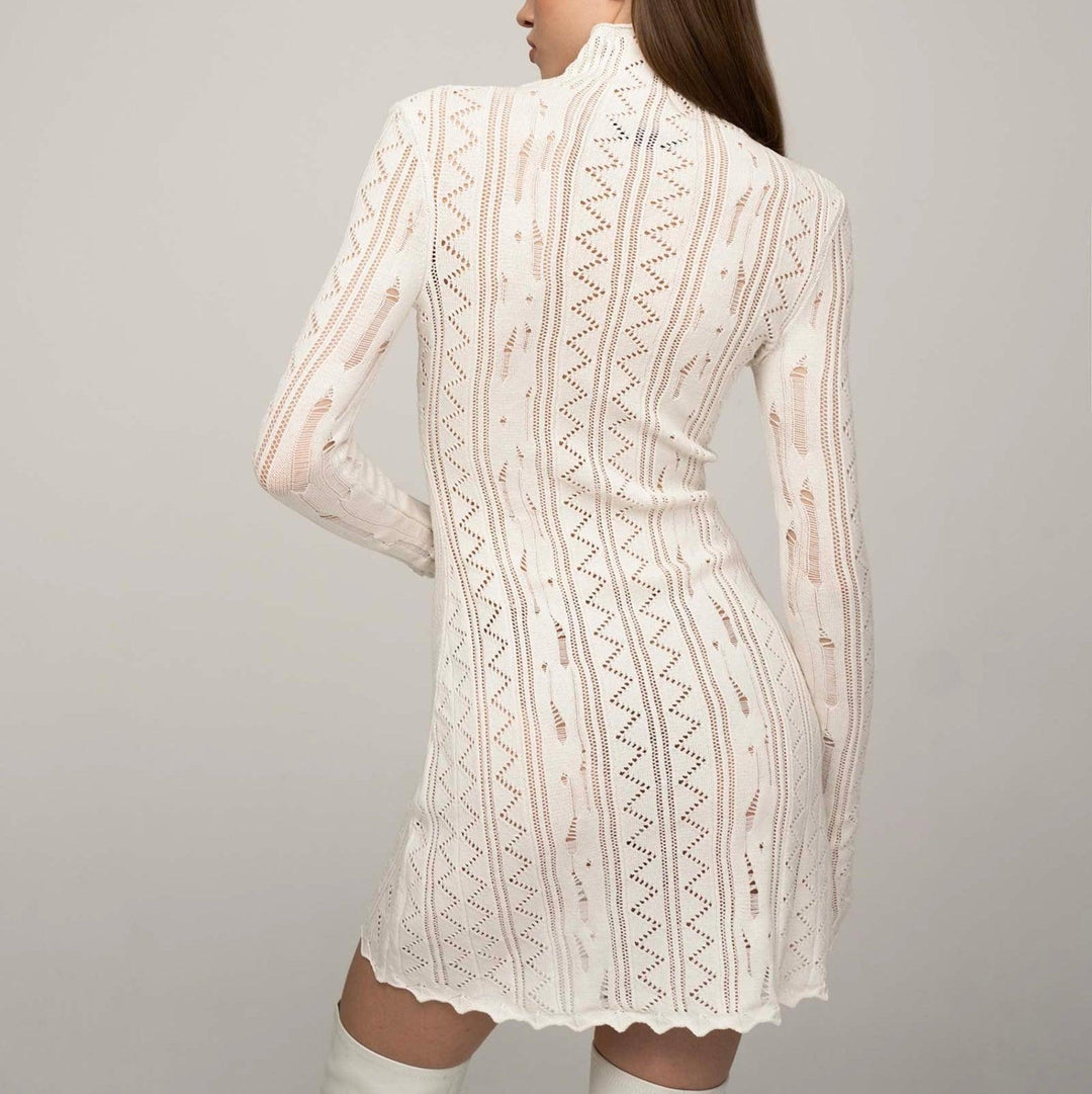 Levoire | Robe En Maille Découpée