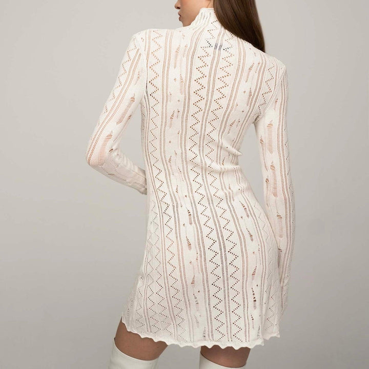 Levoire | Robe En Maille Découpée