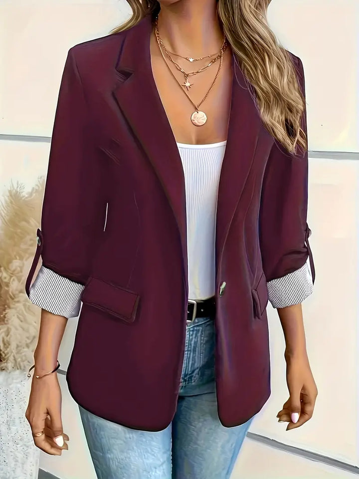 Levoire | Couleur Tout-Compatible Blazer À Manches Longues