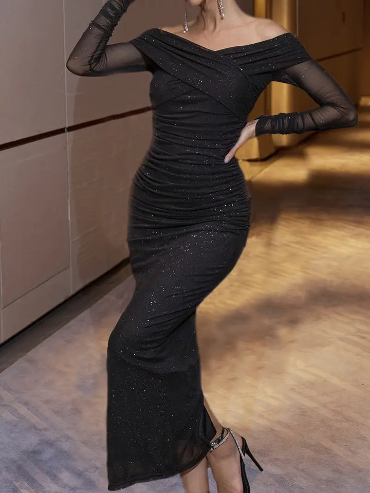 Levoire | Robe En Maille À Manches Longues