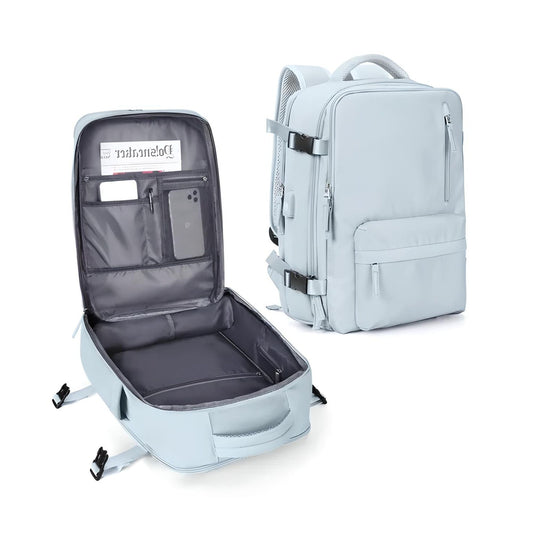 Levoire | Sac À Dos Extensible Pour Bagages À Main Bleu ciel