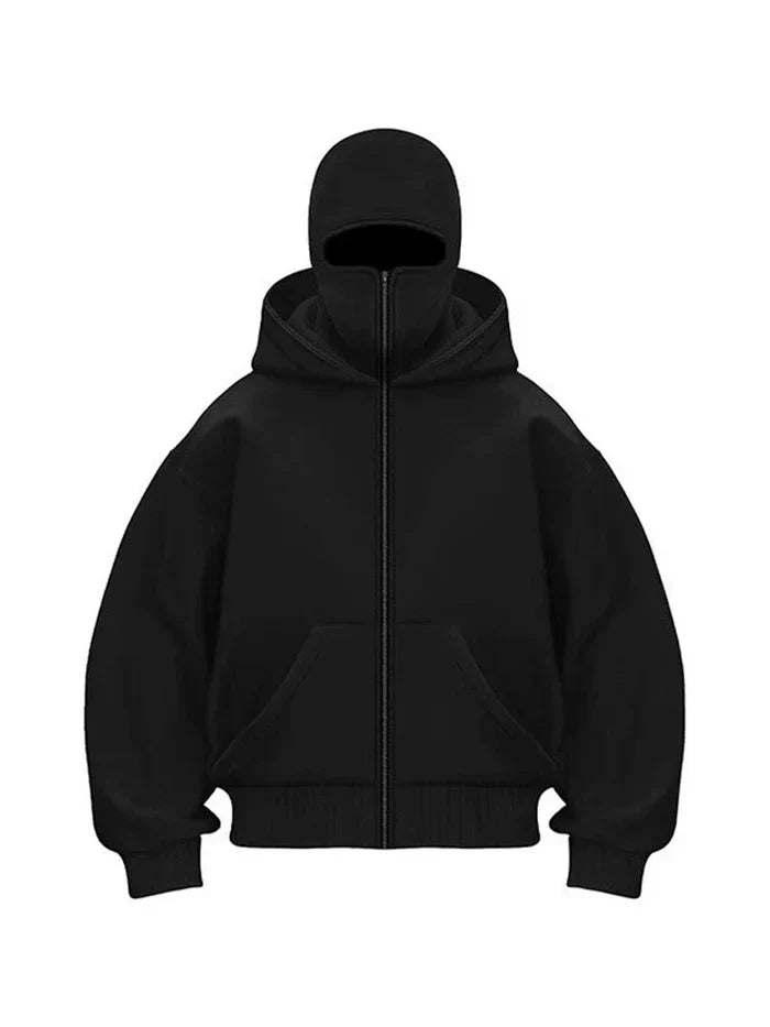 Levoire | Sweat À Capuche À Fermeture Éclair Intégrale Noir
