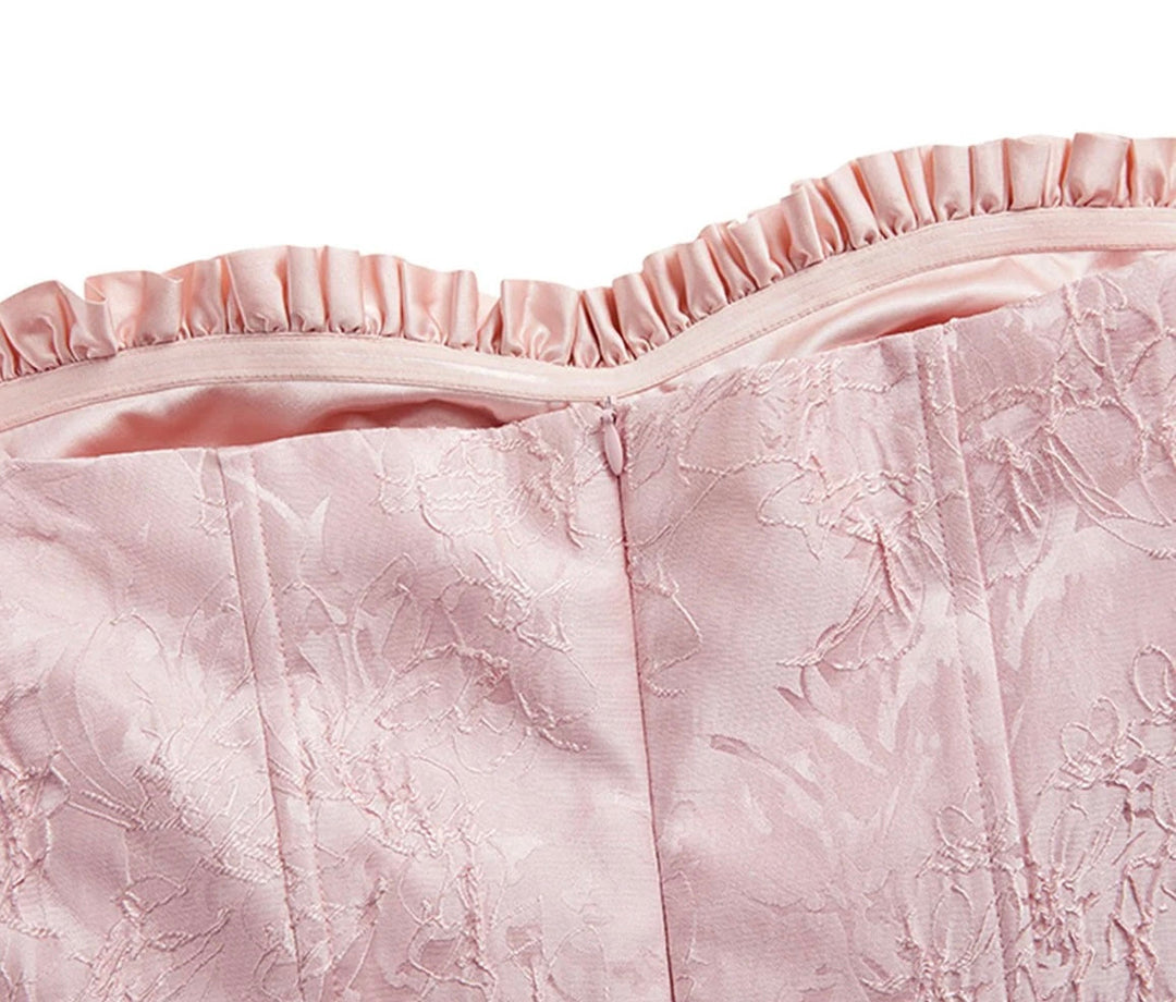 Levoire | Robe Mini Satin Korsatzt