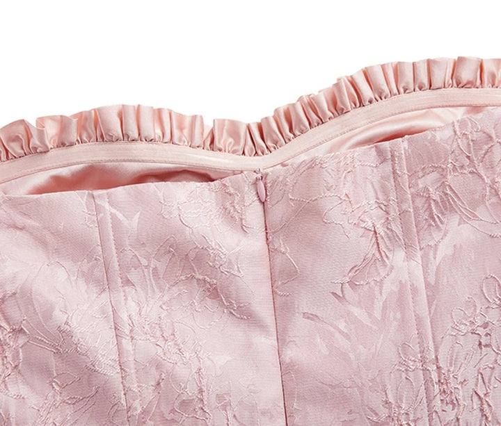 Levoire | Robe Mini Satin Korsatzt