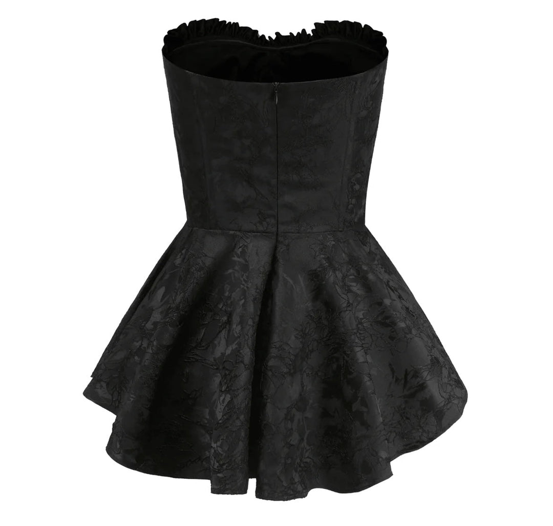 Levoire | Robe Mini Satin Korsatzt