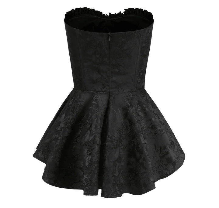 Levoire | Robe Mini Satin Korsatzt