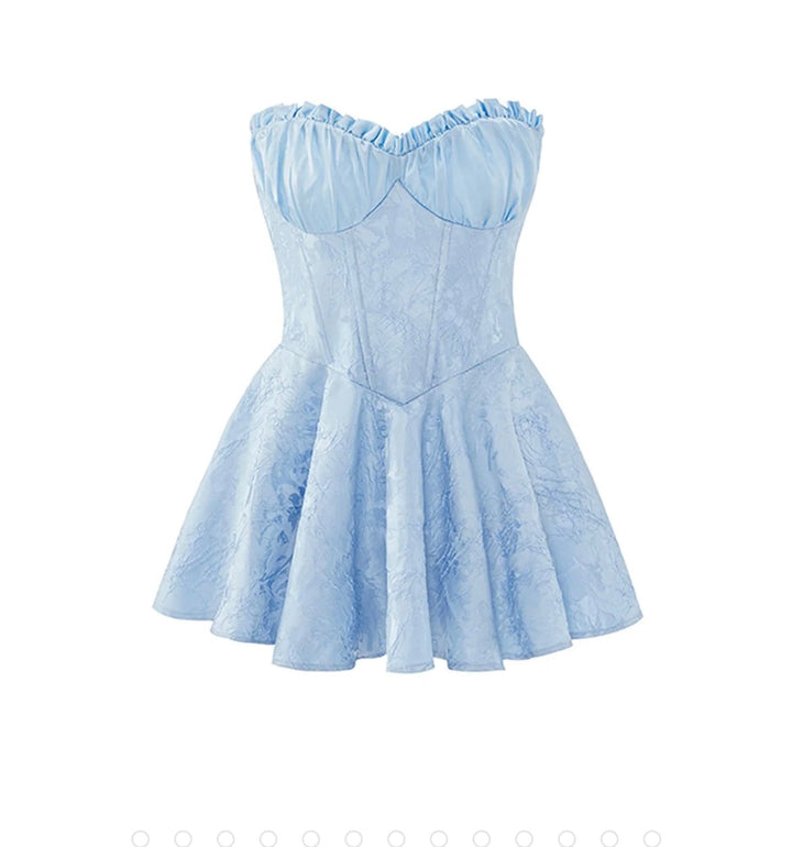 Levoire | Robe Mini Satin Korsatzt