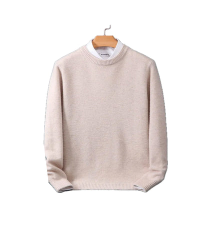 Levoire | Pull En Cachemire Avec Une Texture Douce Beige