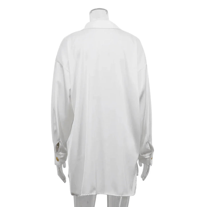 Levoire | Nouvelle Journée Blouse En Satin Décontractée