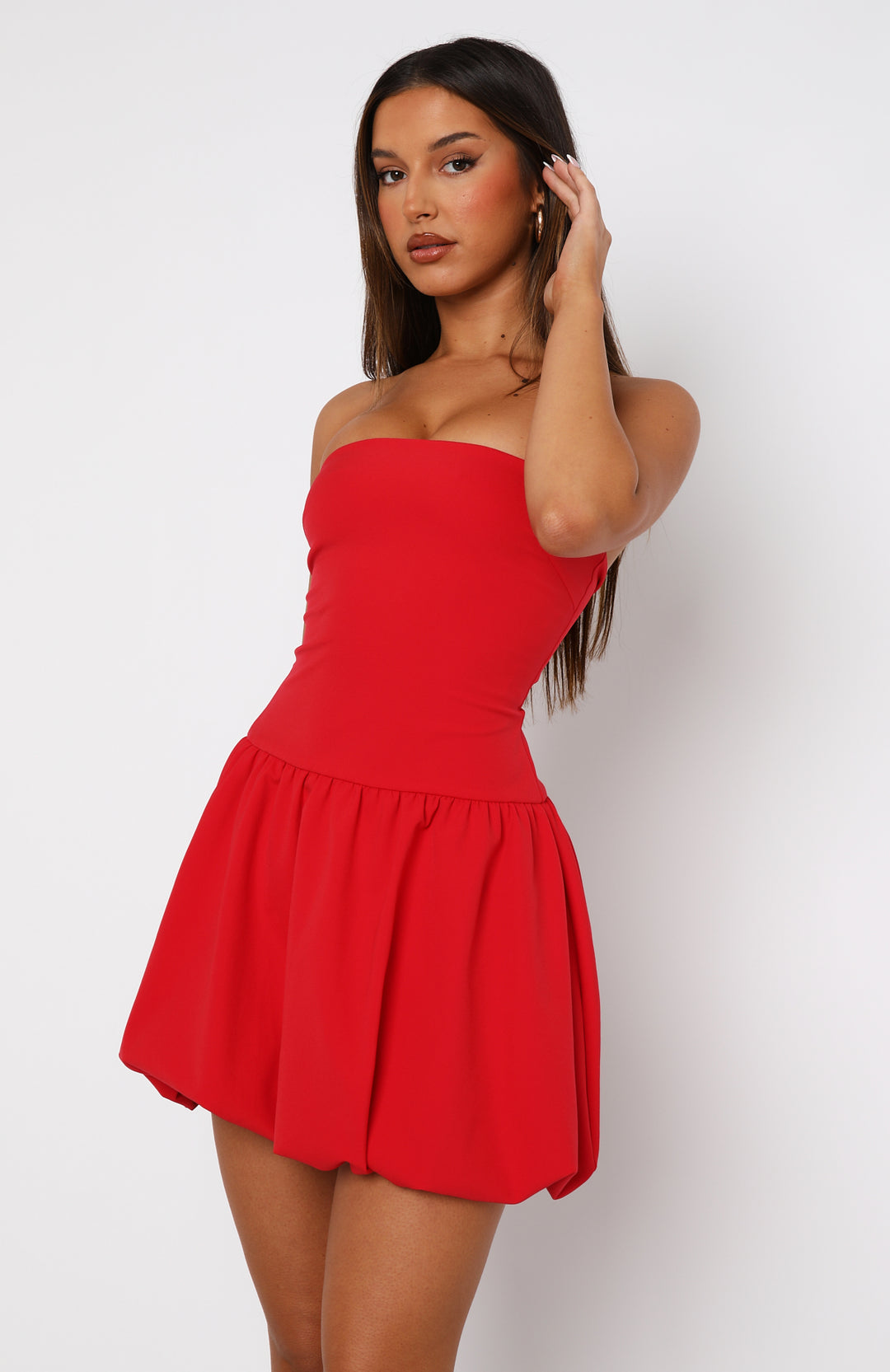 Levoire | Jupe Bulle Sous Forme De Mini Robe À Volants Couleurs Unies Vives
