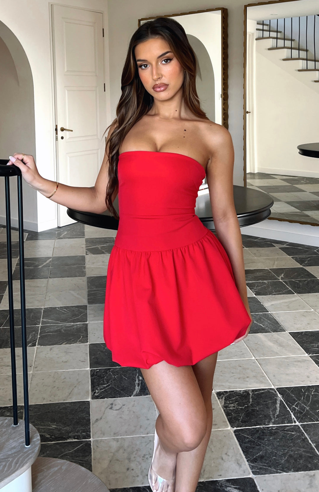 Levoire | Jupe Bulle Sous Forme De Mini Robe À Volants Couleurs Unies Vives