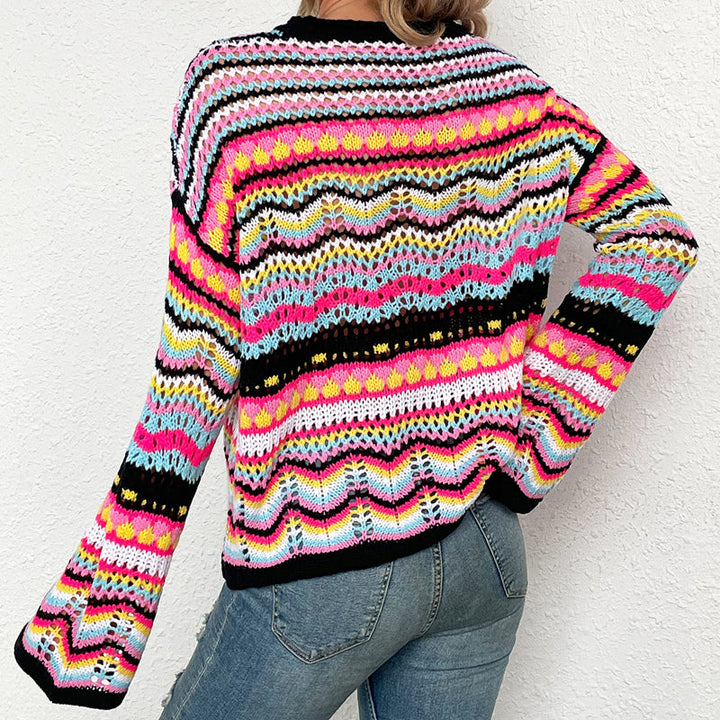Levoire | En Tricot Rayé Colorées