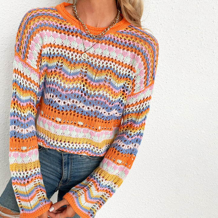 Levoire | En Tricot Rayé Colorées