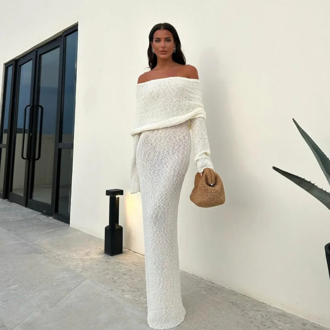 Levoire | Robe Maxi Off The Shoulder