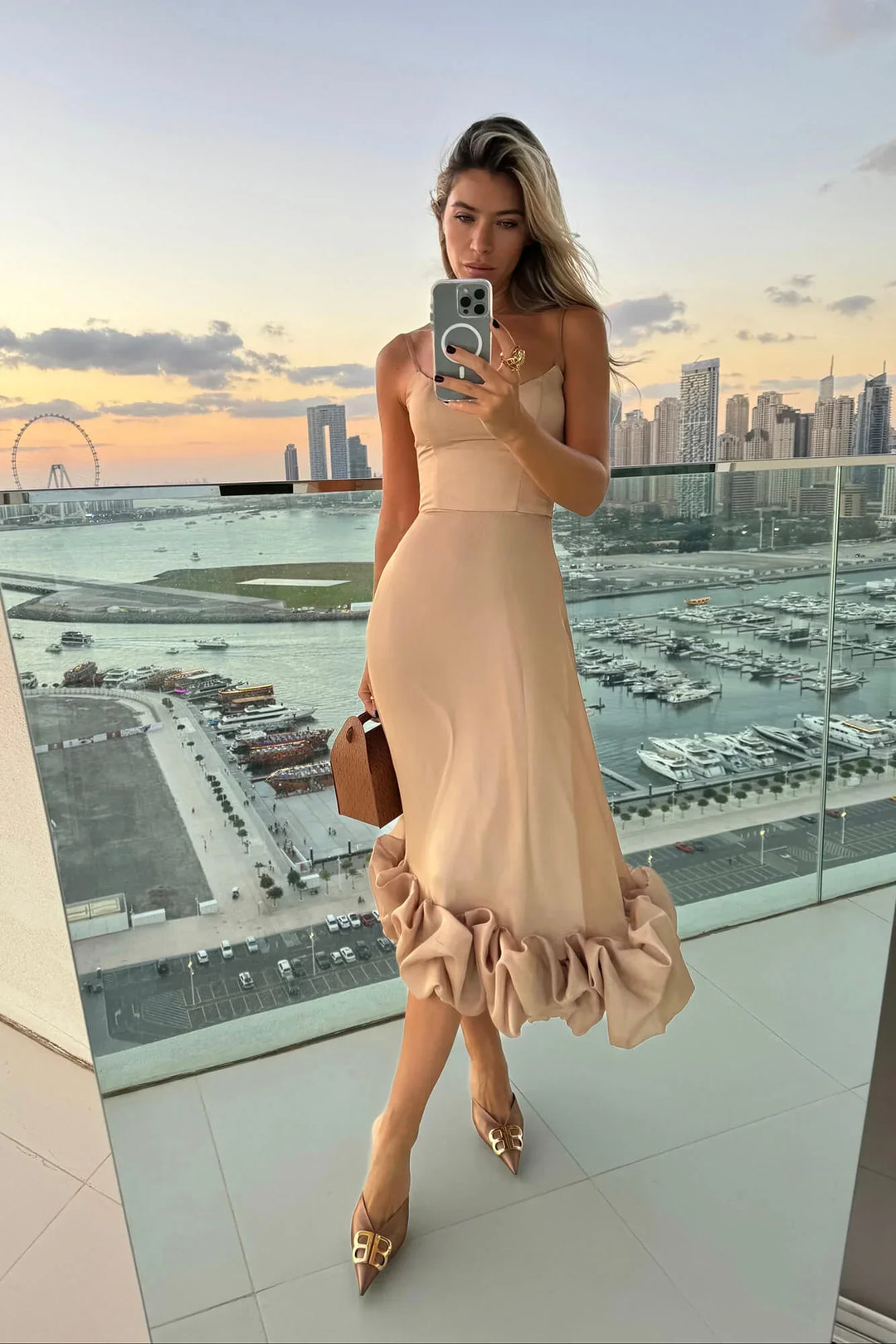 Levoire | Bustier Midi Robe Ou