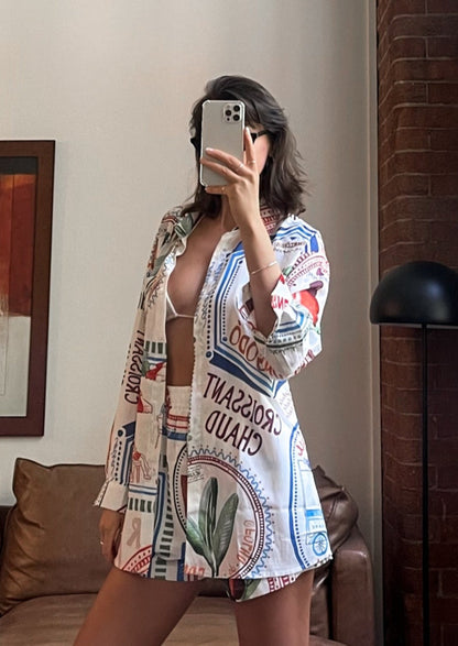 Levoire | Ensemble Deux Pièces Décontracté Pour Femme - Blanc