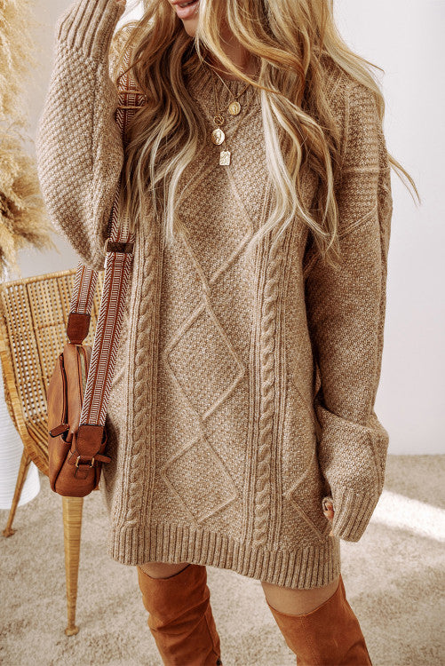 Levoire | Robe De Loisirs Style Élégant Et Coupe Confortable Sable