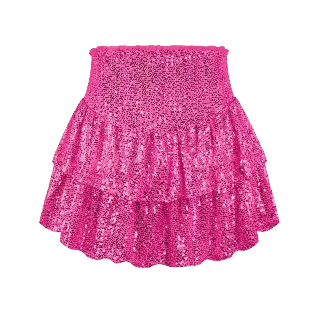 Levoire | Jupe à sequins brillants Rosa