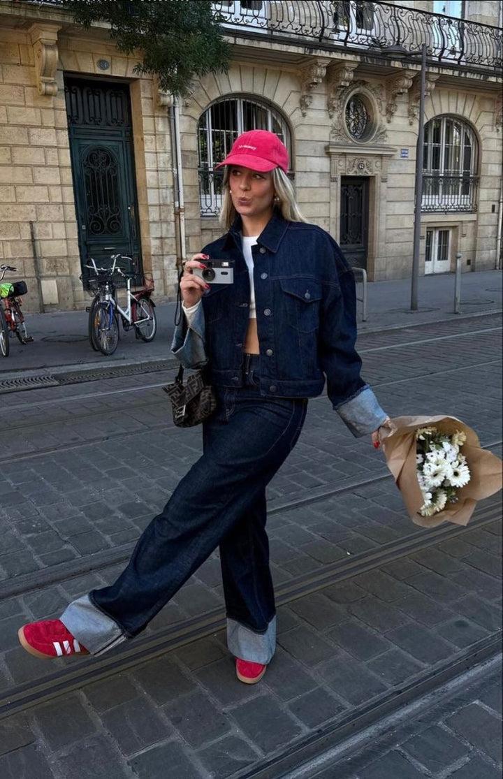 Levoire | Denim Satz Jeans bleu marine