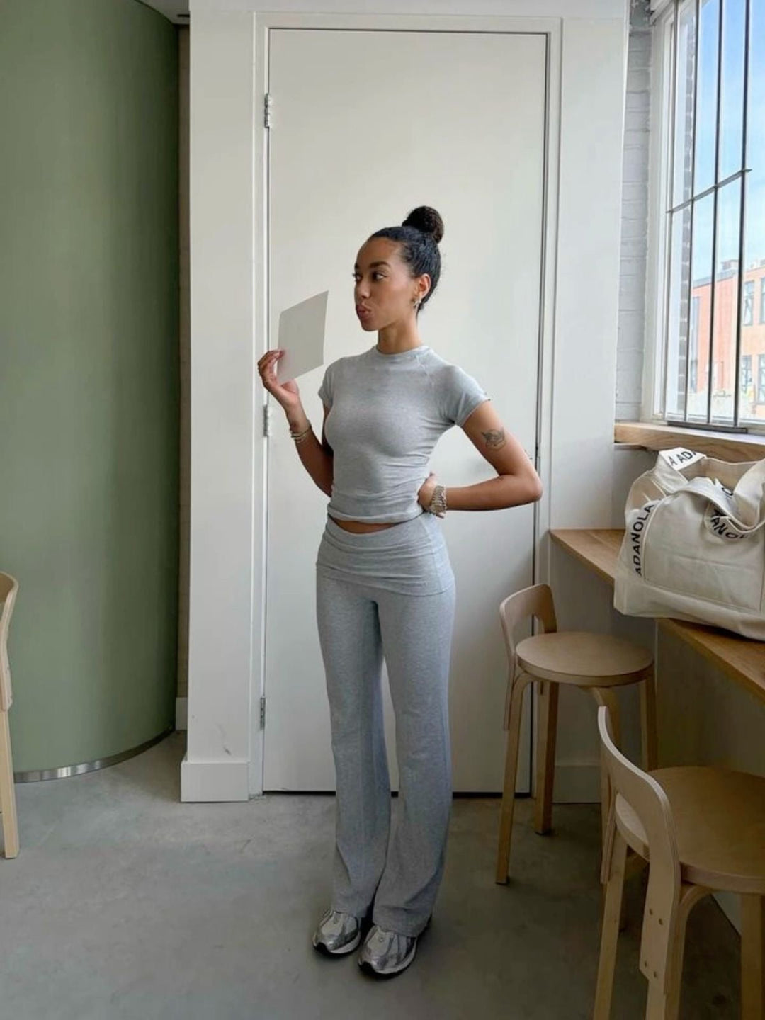 Levoire | Ensemble Lounge Confort Gris Manches courtes
