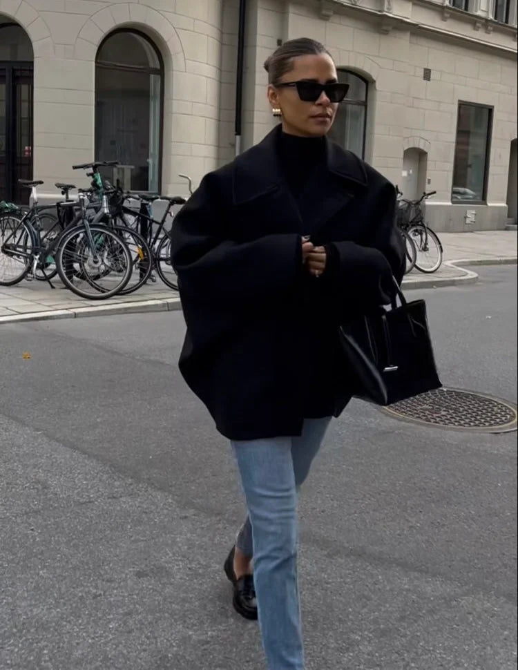 Levoire | Grande Taille Manteau Avec Sensation De Laine