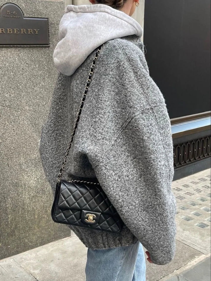 Levoire | Veste Bomber Surdimensionnée Pour Un Style Décontracté
