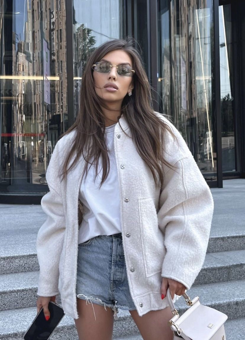 Levoire | Veste Bomber Surdimensionnée Pour Un Style Décontracté