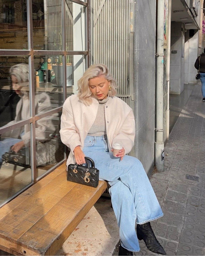 Levoire | Veste Bomber Surdimensionnée Pour Un Style Décontracté