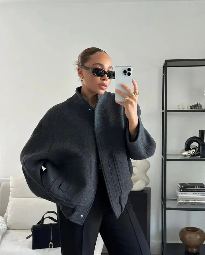 Levoire | Veste Bomber Surdimensionnée Pour Un Style Décontracté