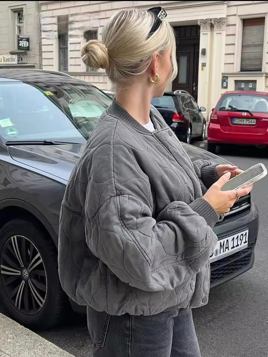 Levoire | Veste Bomber Au Look Moderne