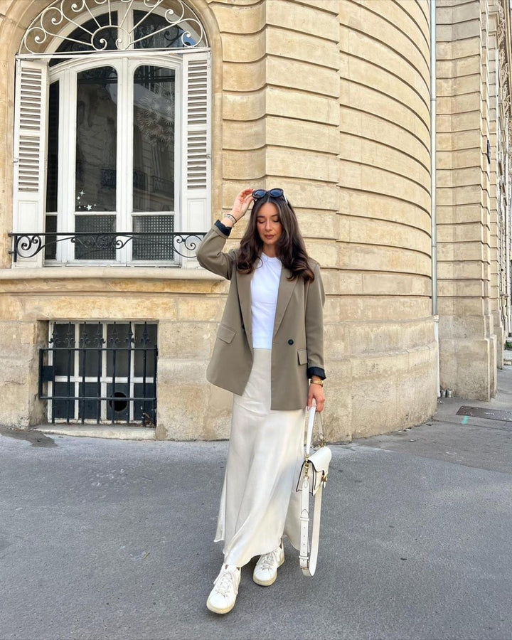 Levoire | Jupe Maxie En Satin Pour Femmes