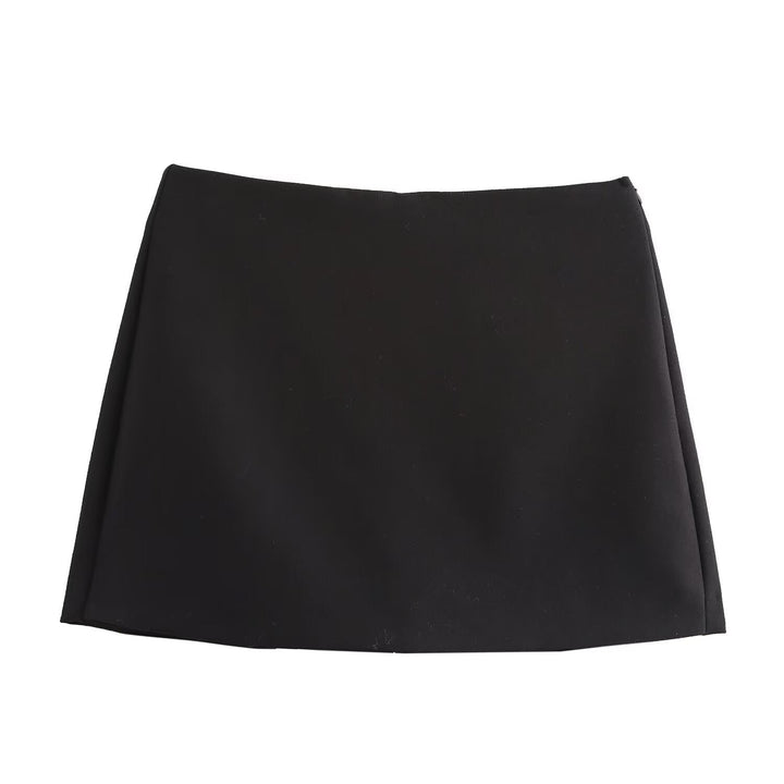 Levoire | Jupe-Culotte Élégante Courte Pour Femmes Noir (pas de fente)