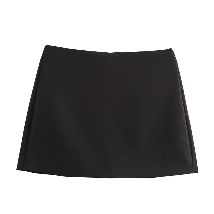 Levoire | Essentielle Satin-Shorts Noir (pas d'ouverture)