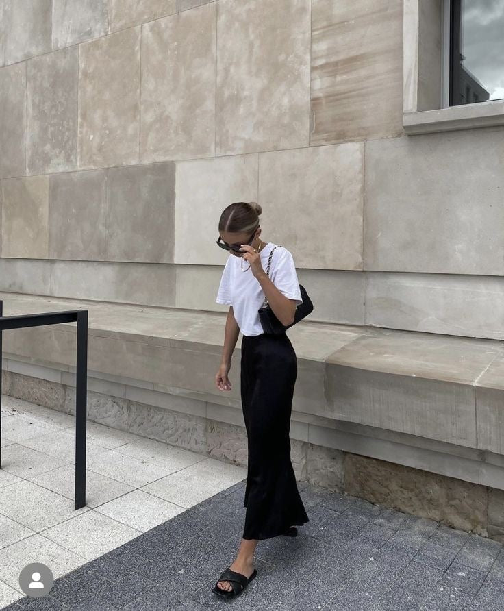 Levoire | Jupe Maxie En Satin Pour Femmes