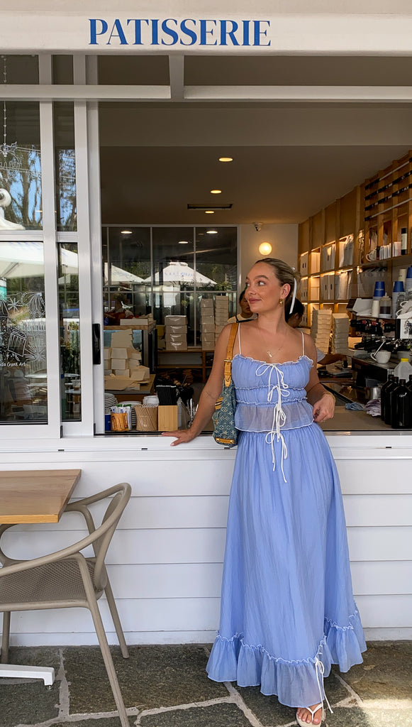 Levoire | Ensemble Bicolore Tendance Pour Femmes Bleu
