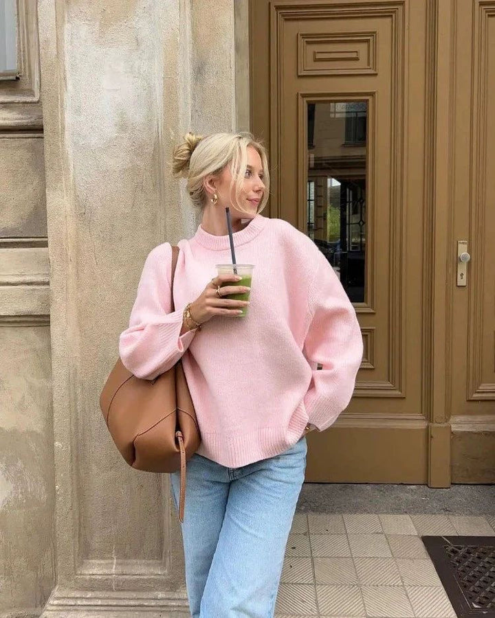 Levoire | Pull Surdimensionné Rose L