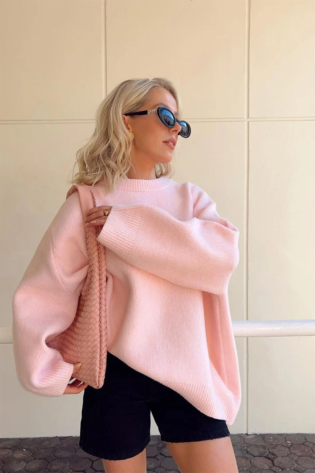 Levoire | Pull Surdimensionné Rose