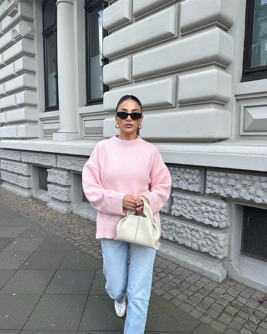 Levoire | Pull Surdimensionné Rose