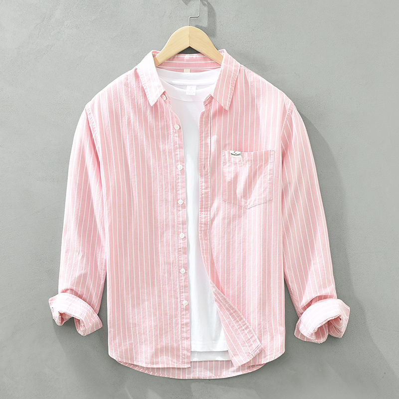Levoire | Pull À Rayures Chic D'Été Rose