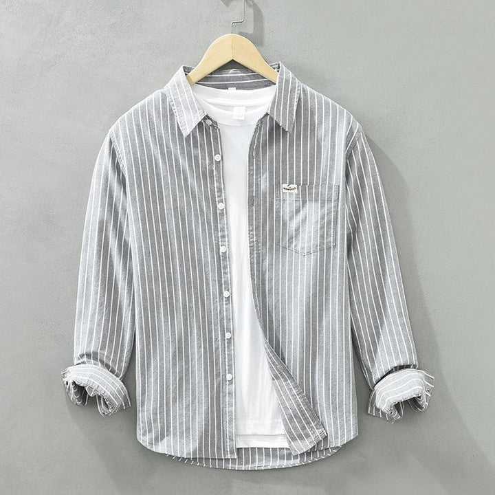 Levoire | Pull À Rayures Chic D'Été Gris