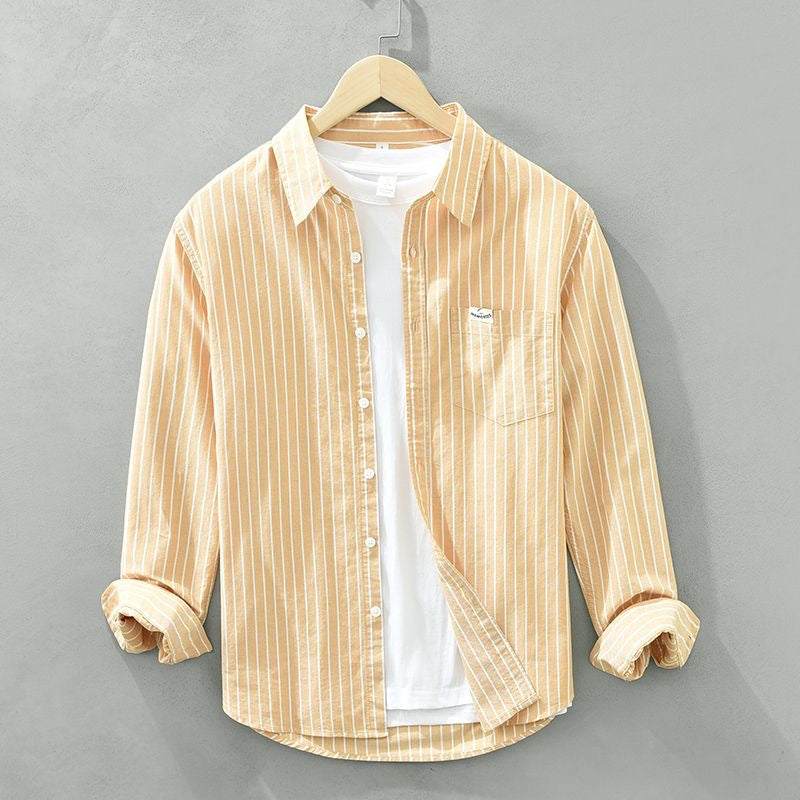 Levoire | Pull À Rayures Chic D'Été Jaune