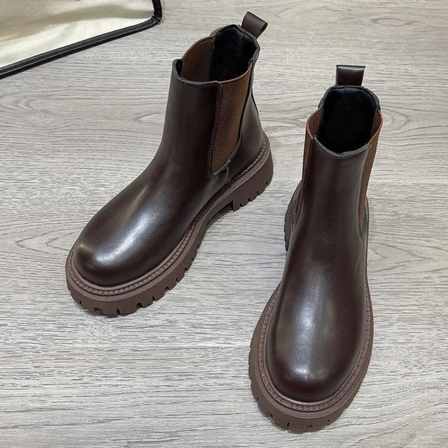 Levoire | Bottes Chelsea avec Confort Durable et Style Intemporel pour Femmes Café