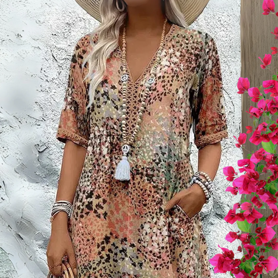 Levoire | Robe mi-longue légère d'été et de printemps