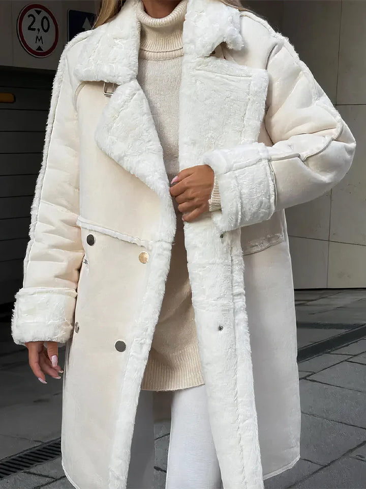 Levoire | Veste Sherpa élégante Beige