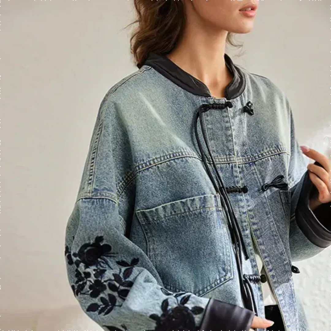 Levoire | Veste Surdimensionnée De Récolte De Vin Bleu
