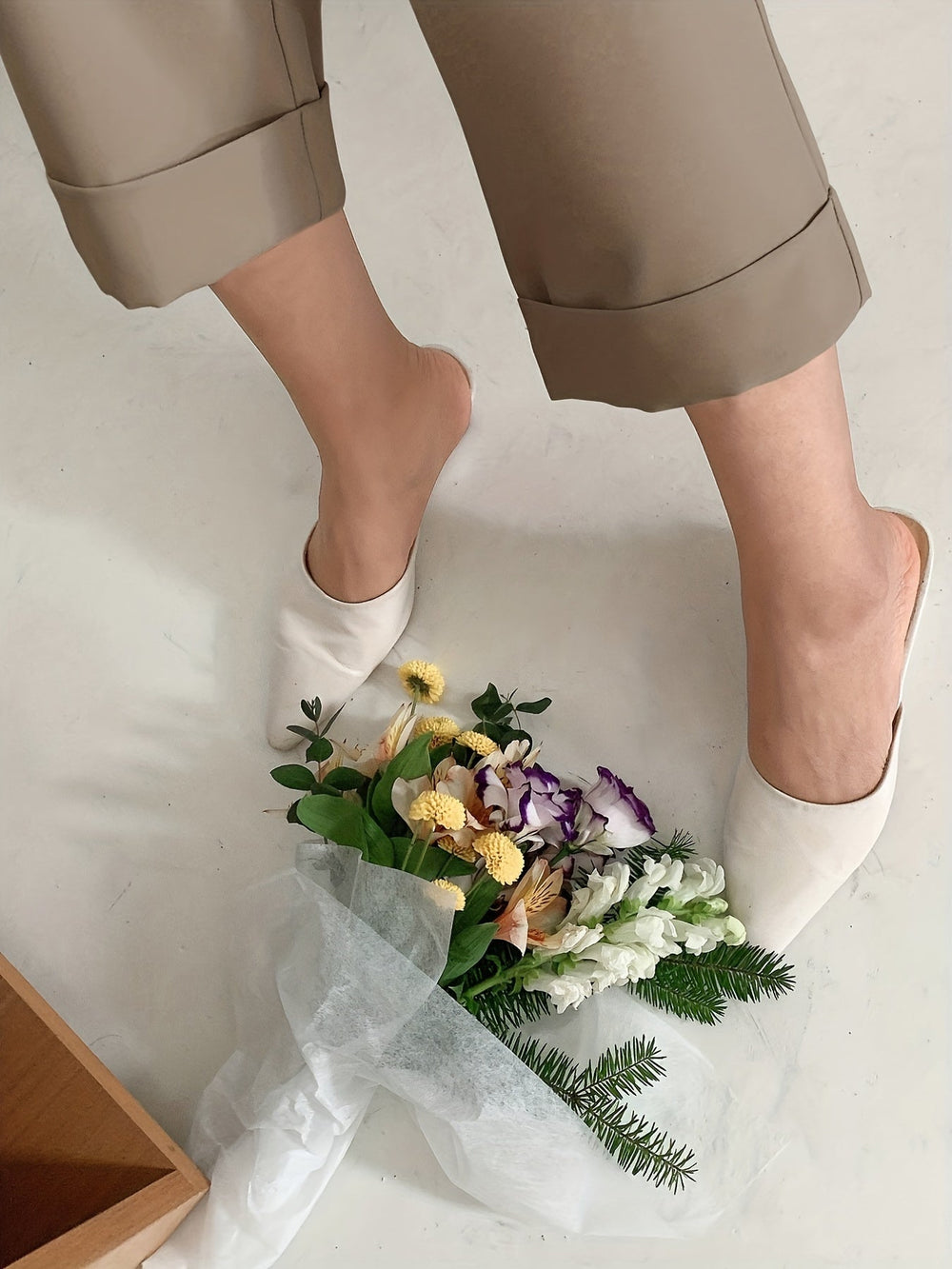 Levoire | Pantalon Large Élégant À Taille Haute