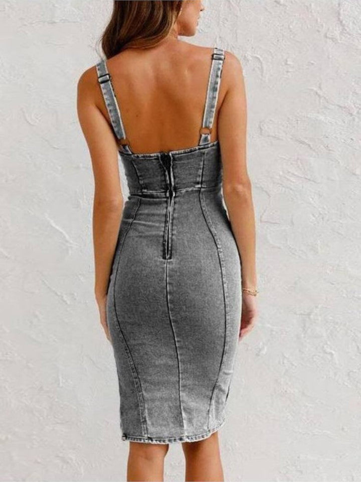 Levoire | Robe En Denim Sexy Pour Des Jours D'Été Élégants