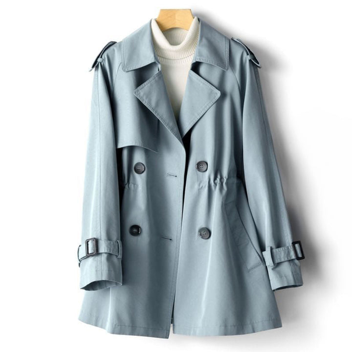 Levoire | Femme Décontracté Trench-Coat Bleu