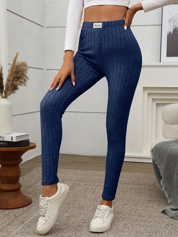 Levoire | Pantalon En Rib Pour Femmes Élégant Et Ajusté